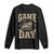 Game Day Football Long Sleeve Shirt Funny Sunday Retro Camo Camouflage TS10 Black Print Your Wear
