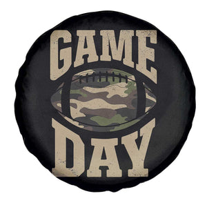 Game Day Football Spare Tire Cover Funny Sunday Retro Camo Camouflage TS10 Print Your Wear