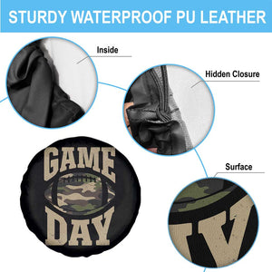 Game Day Football Spare Tire Cover Funny Sunday Retro Camo Camouflage TS10 Print Your Wear