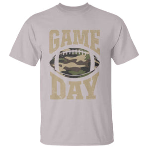 Game Day Football T Shirt Funny Sunday Retro Camo Camouflage TS10 Ice Gray Print Your Wear