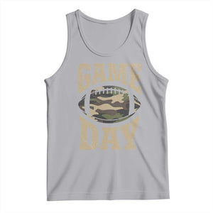 Game Day Football Tank Top Funny Sunday Retro Camo Camouflage TS10 Athletic Heather Print Your Wear
