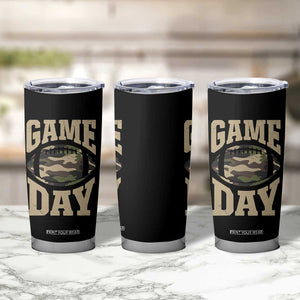 Game Day Football Tumbler Cup Funny Sunday Retro Camo Camouflage TS10 Print Your Wear