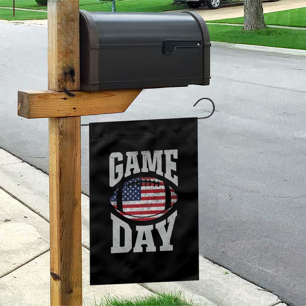 Game Day Football Garden Flag Funny Sunday Retro Patriotic American Flag TS10 Print Your Wear
