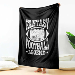 Fantasy Football Legend Throw Blanket Funny Gameday Dad TS10 Print Your Wear