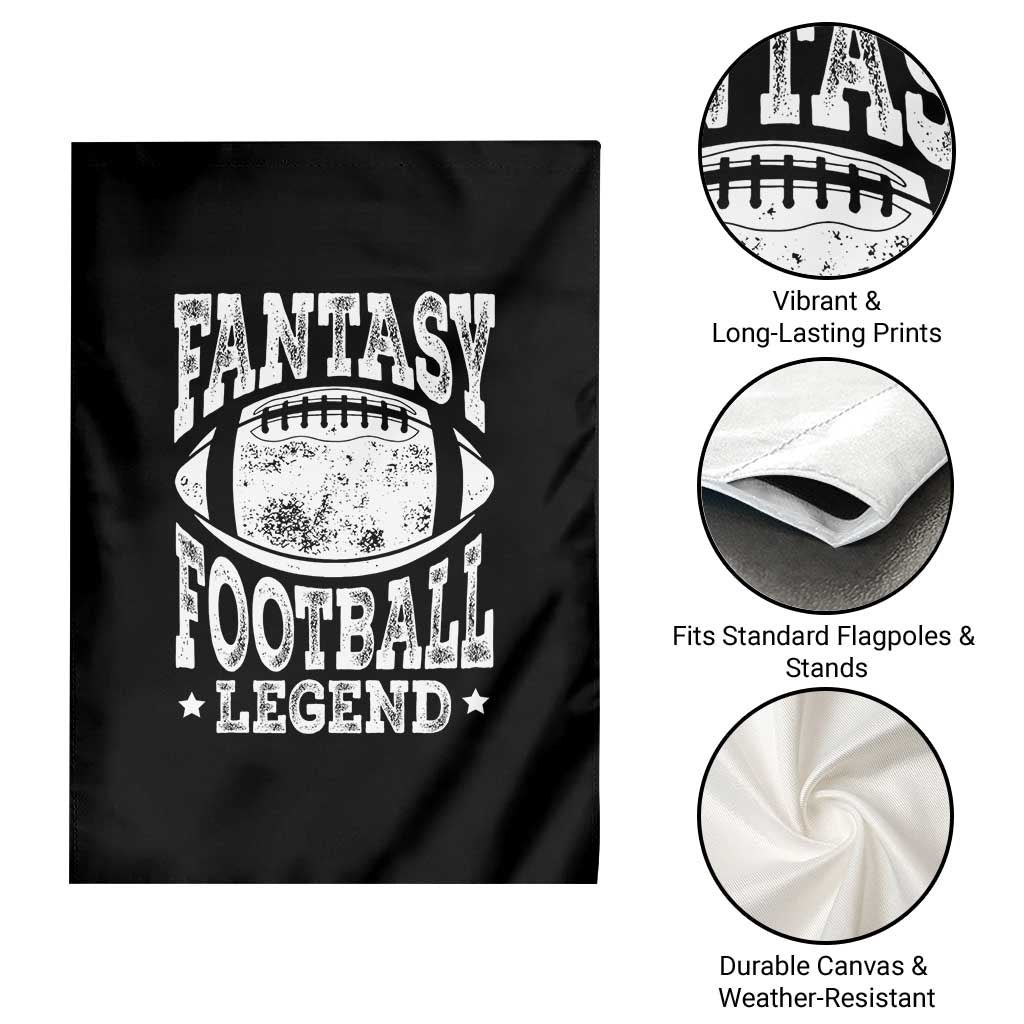 Fantasy Football Legend Garden Flag Funny Gameday Dad TS10 Print Your Wear
