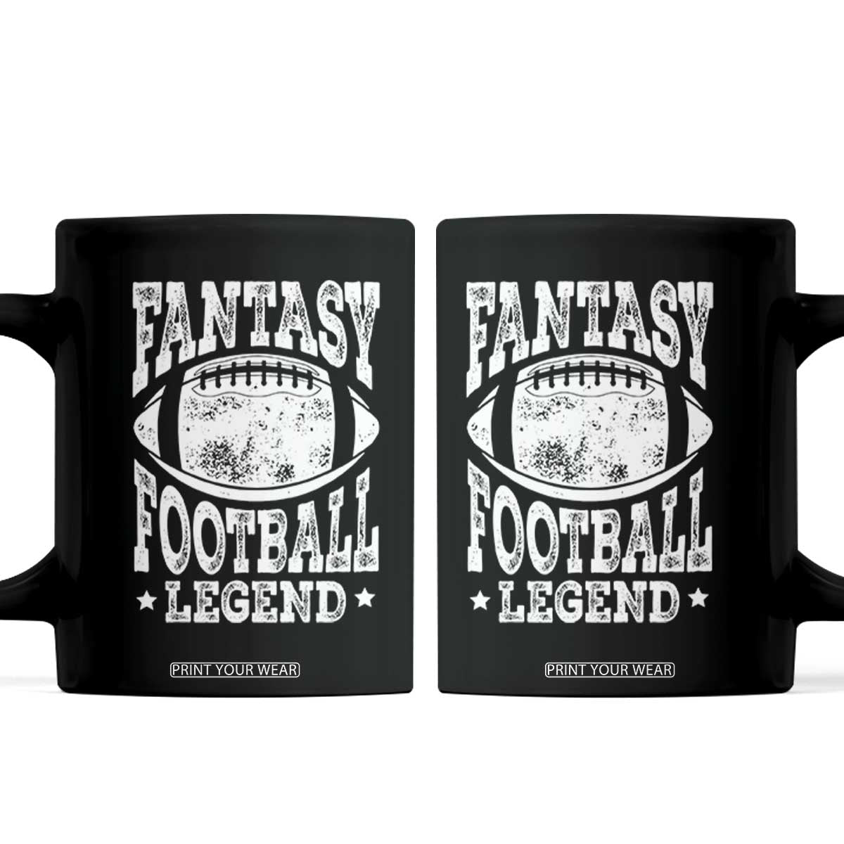 Fantasy Football Legend Coffee Mug Funny Gameday Dad TS10 Black Print Your Wear