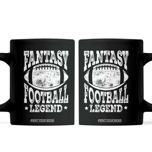 Fantasy Football Legend Coffee Mug Funny Gameday Dad TS10 Black Print Your Wear