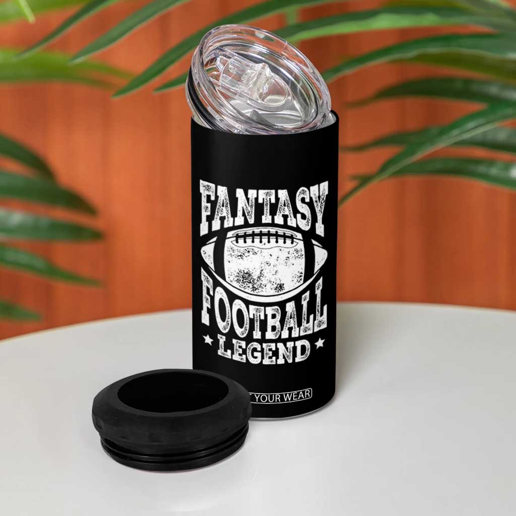 Fantasy Football Legend 4 in 1 Can Cooler Tumbler Funny Gameday Dad TS10 Print Your Wear