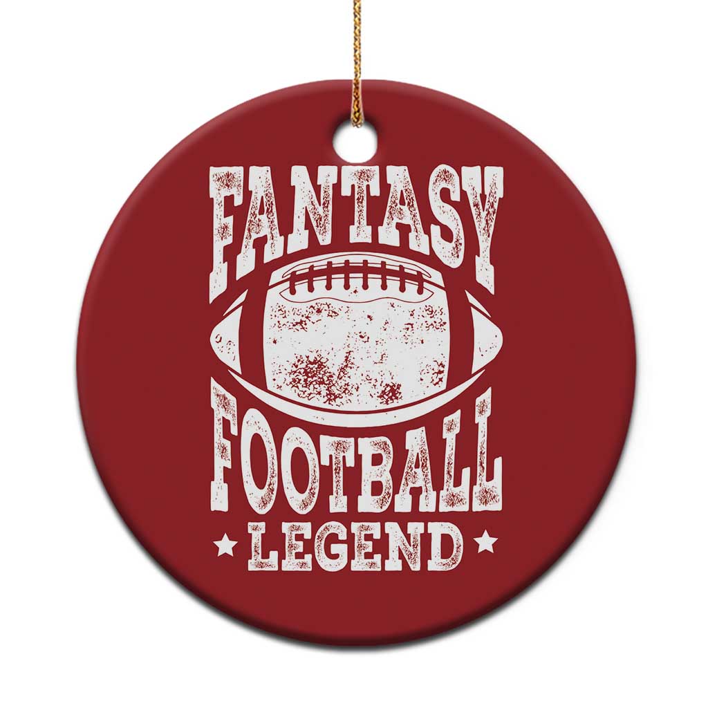 Fantasy Football Legend Christmas Ornament Funny Gameday Dad TS10 Print Your Wear