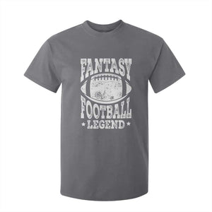 Fantasy Football Legend T Shirt For Kid Funny Gameday Dad TS10 Charcoal Print Your Wear