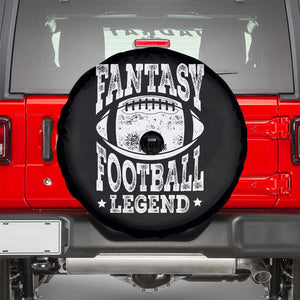 Fantasy Football Legend Spare Tire Cover Funny Gameday Dad TS10 Black Print Your Wear