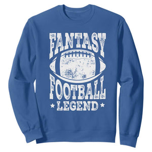 Fantasy Football Legend Sweatshirt Funny Gameday Dad TS10 Royal Blue Print Your Wear