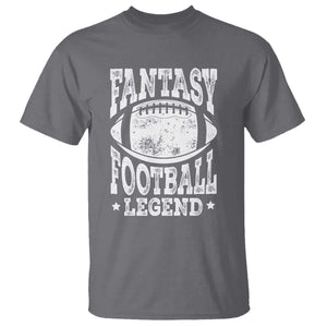 Fantasy Football Legend T Shirt Funny Gameday Dad TS10 Charcoal Print Your Wear