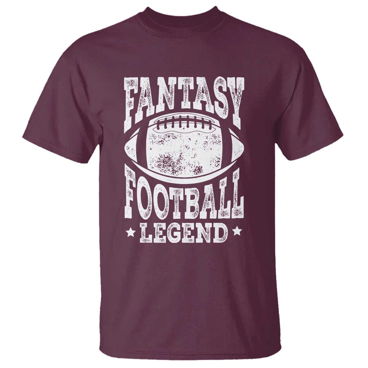 Fantasy Football Legend T Shirt Funny Gameday Dad TS10 Maroon Print Your Wear