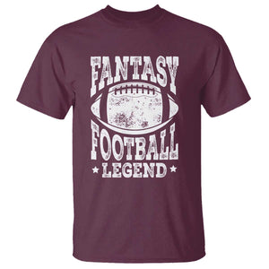 Fantasy Football Legend T Shirt Funny Gameday Dad TS10 Maroon Print Your Wear