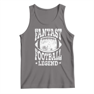 Fantasy Football Legend Tank Top Funny Gameday Dad TS10 Deep Heather Print Your Wear
