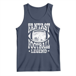 Fantasy Football Legend Tank Top Funny Gameday Dad TS10 Navy Print Your Wear