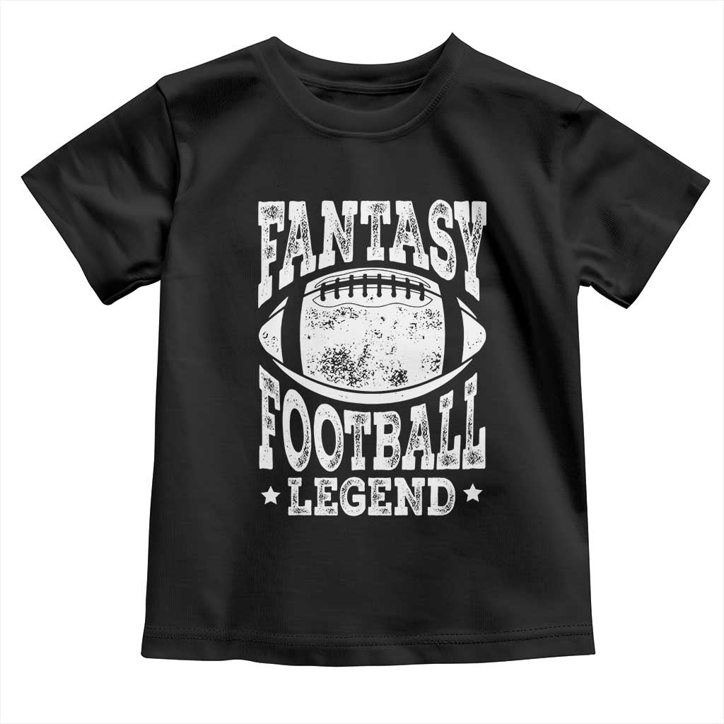 Fantasy Football Legend Toddler T Shirt Funny Gameday Dad TS10 Black Print Your Wear