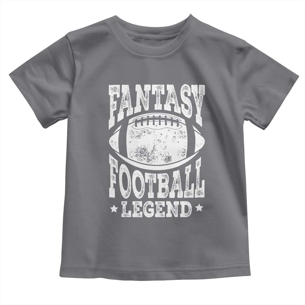 Fantasy Football Legend Toddler T Shirt Funny Gameday Dad TS10 Charcoal Print Your Wear