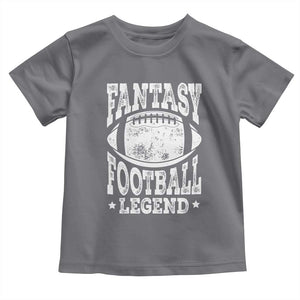 Fantasy Football Legend Toddler T Shirt Funny Gameday Dad TS10 Charcoal Print Your Wear