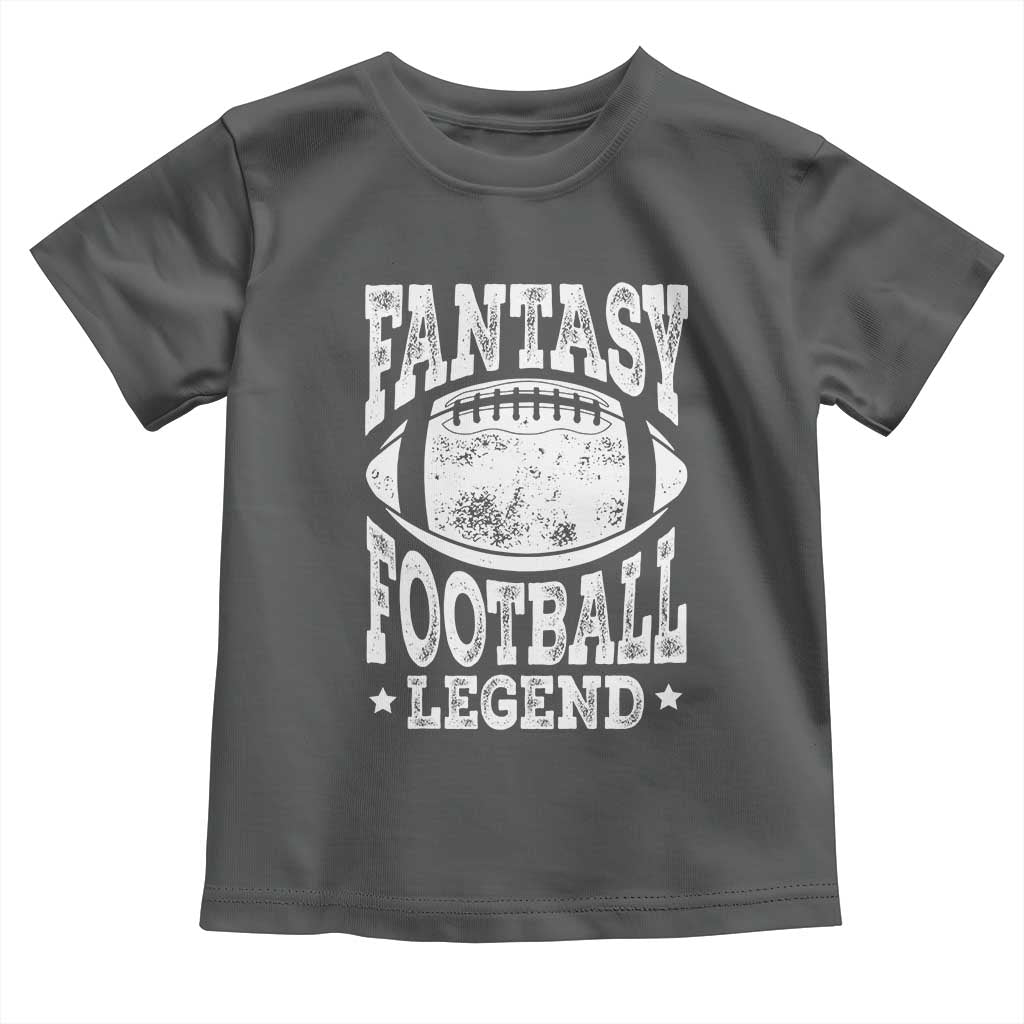 Fantasy Football Legend Toddler T Shirt Funny Gameday Dad TS10 Dark Heather Print Your Wear