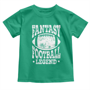 Fantasy Football Legend Toddler T Shirt Funny Gameday Dad TS10 Irish Green Print Your Wear