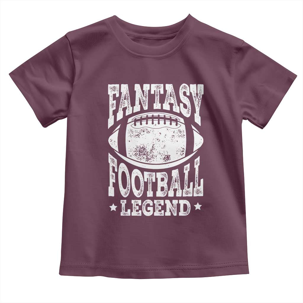 Fantasy Football Legend Toddler T Shirt Funny Gameday Dad TS10 Maroon Print Your Wear