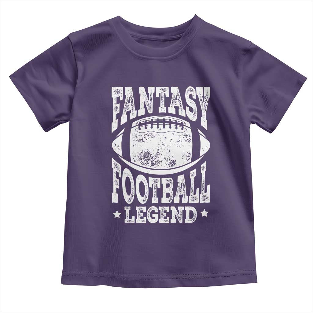 Fantasy Football Legend Toddler T Shirt Funny Gameday Dad TS10 Purple Print Your Wear