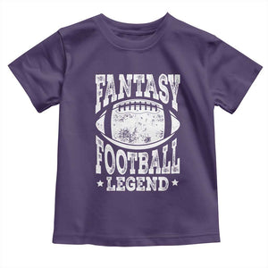 Fantasy Football Legend Toddler T Shirt Funny Gameday Dad TS10 Purple Print Your Wear
