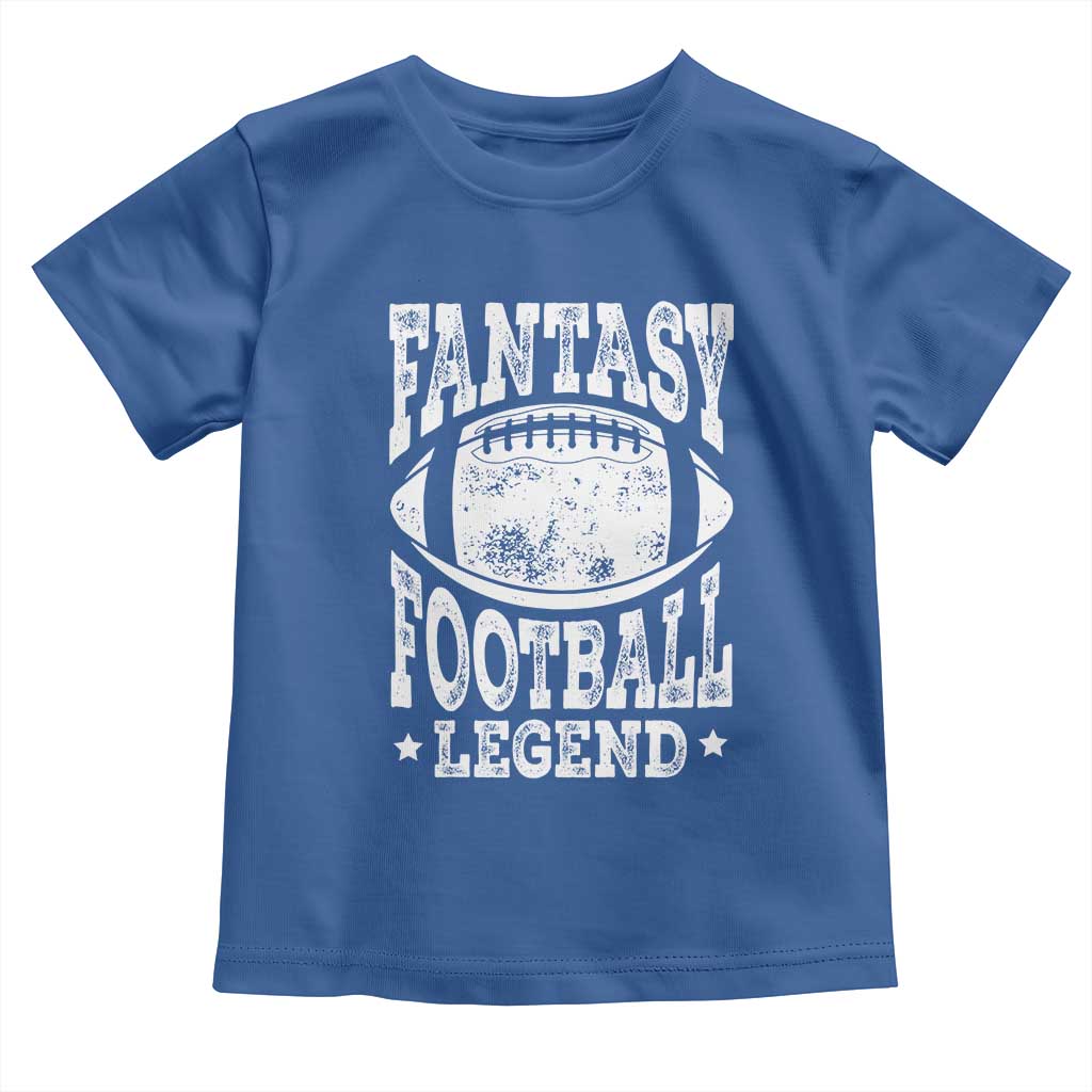 Fantasy Football Legend Toddler T Shirt Funny Gameday Dad TS10 Royal Blue Print Your Wear