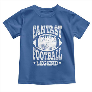 Fantasy Football Legend Toddler T Shirt Funny Gameday Dad TS10 Royal Blue Print Your Wear