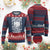 Fantasy Football Legend Knit Sweatshirt Funny Gameday Dad TS10 Burgundy Print Your Wear