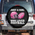 Funny Just A Girl Who Loves Football Spare Tire Cover TS10 No hole Black Print Your Wear