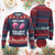 Funny Just A Girl Who Loves Football Knit Sweatshirt TS10 Burgundy Print Your Wear