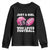 Funny Just A Girl Who Loves Football Youth Sweatshirt TS10 Black Print Your Wear