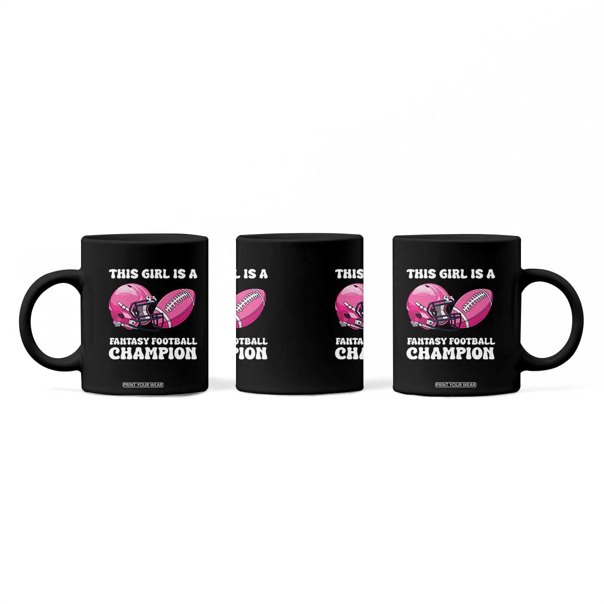 This Girl Is A Fantasy Football Champion Coffee Mug Funny Champ Champion Draft TS10 Print Your Wear