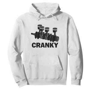 Cranky Car Engine Crankshaft Cars Lover Hoodie Mechanics Father Day TS10 White Print Your Wear
