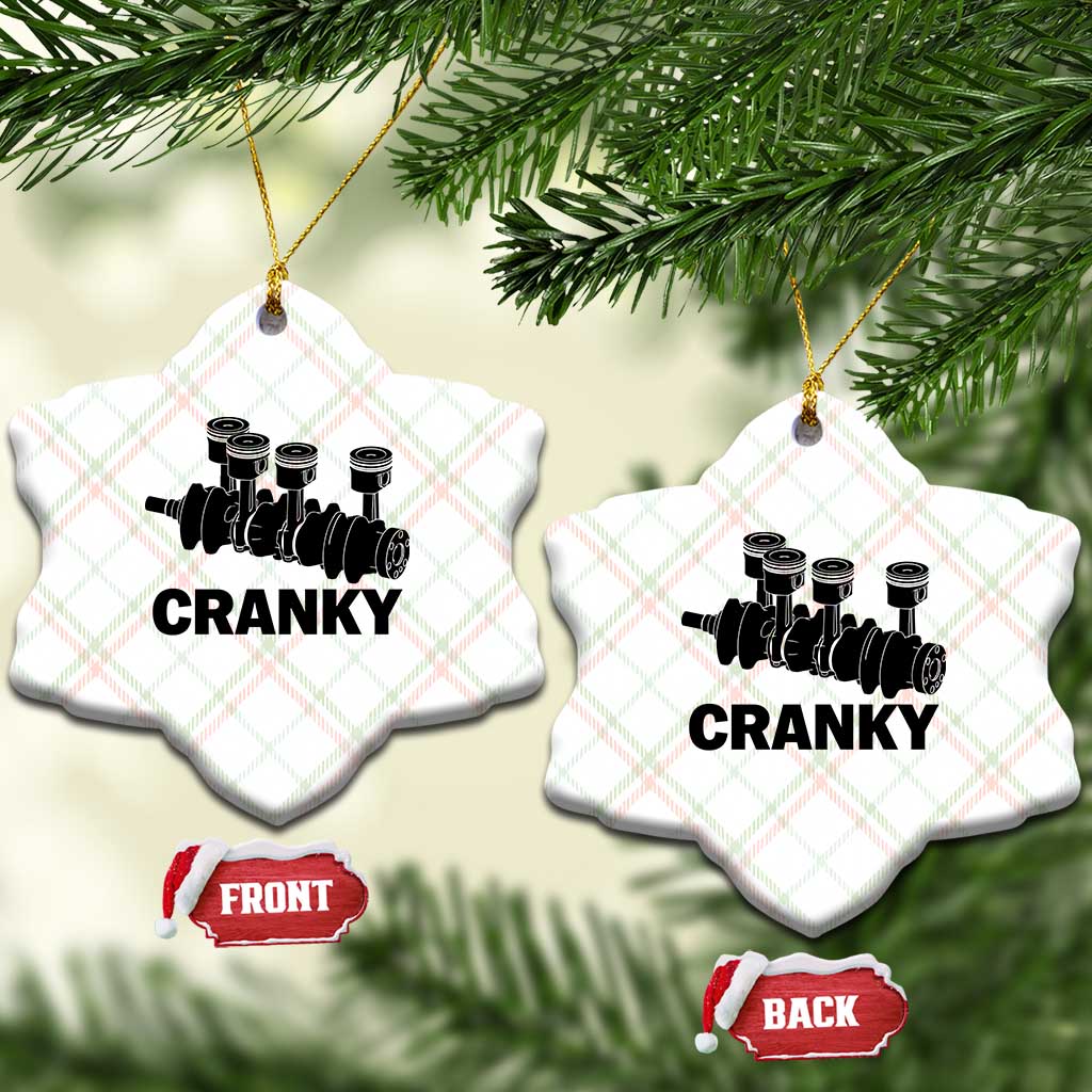 Cranky Car Engine Crankshaft Cars Lover Ceramic Ornament Mechanics Father Day TS10 Print Your Wear