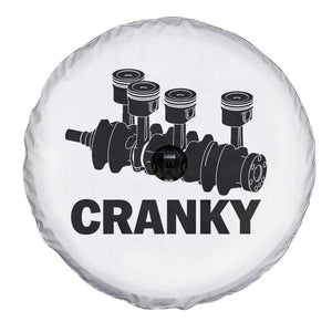 Cranky Car Engine Crankshaft Cars Lover Spare Tire Cover Mechanics Father Day TS10 Print Your Wear