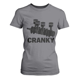 Cranky Car Engine Crankshaft Cars Lover T Shirt For Women Mechanics Father Day TS10 Charcoal Print Your Wear