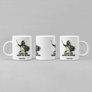 Flight Was Never An Option Funny Penguin Coffee Mug Sarcastic Dark Humor Animal TS10 Print Your Wear