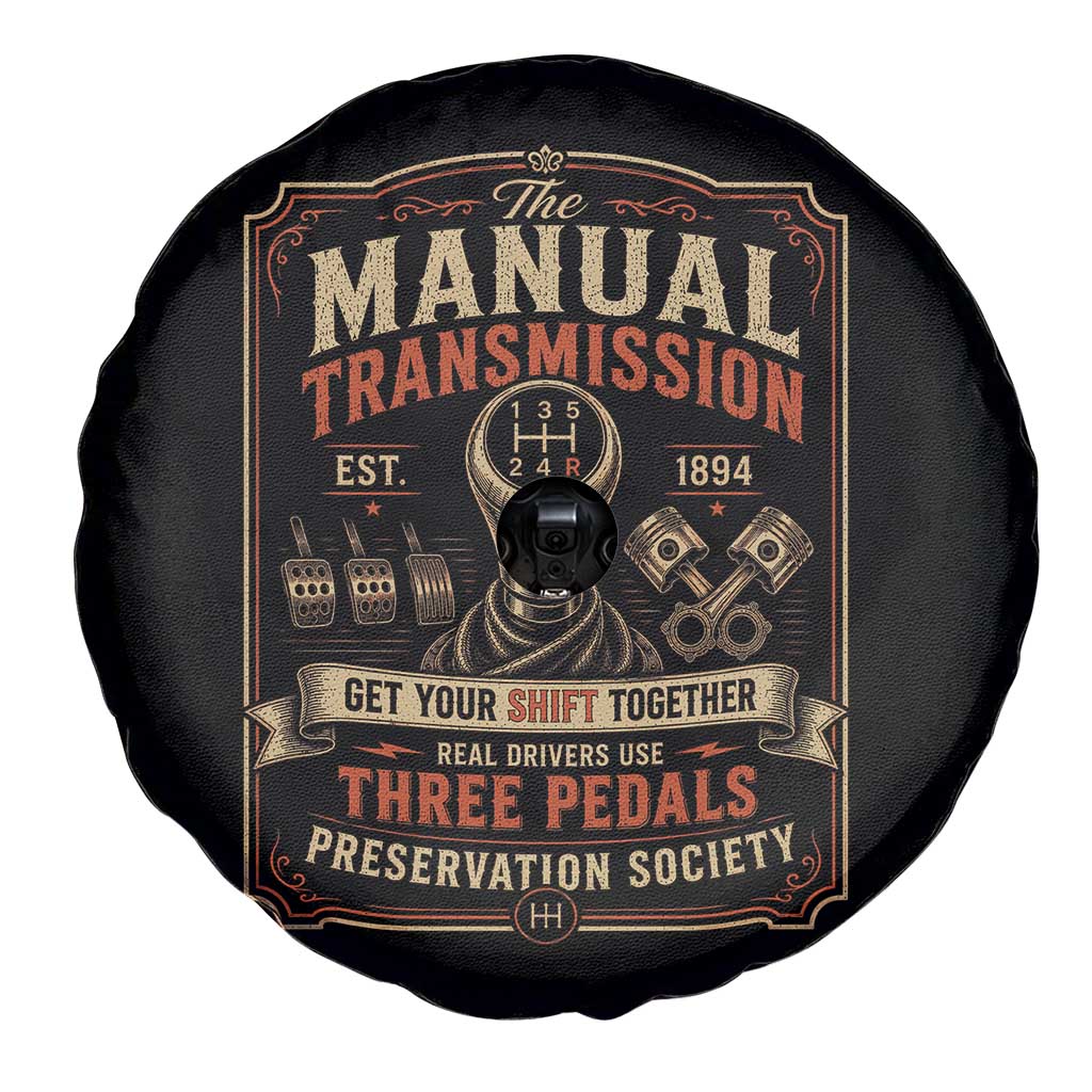 Car Guy Spare Tire Cover The Manual Transmission Preservation Society TS10 Print Your Wear