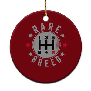 Rare Breed Manual Transmission Stick Shift Driver Ceramic Ornament Vintage Distressed Graphic