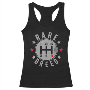 Rare Breed Manual Transmission Stick Shift Driver Racerback Tank Top Vintage Distressed Graphic