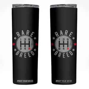 Rare Breed Manual Transmission Stick Shift Driver Skinny Tumbler Vintage Distressed Graphic