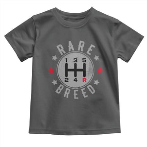 Rare Breed Manual Transmission Stick Shift Driver Toddler T Shirt Vintage Distressed Graphic