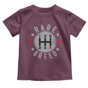 Rare Breed Manual Transmission Stick Shift Driver Toddler T Shirt Vintage Distressed Graphic