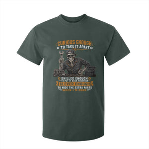 Mechanic Skeleton T Shirt For Kid Curious Enough to Take It Apart Car Auto Repair Garage
