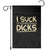 I Suck At Fantasy Football Garden Flag Funny My Friends Are Draft Party Commish FFL TS10 Black Print Your Wear