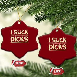 I Suck At Fantasy Football Ceramic Ornament Funny My Friends Are Draft Party Commish FFL TS10 Print Your Wear